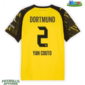 Borussia Dortmund Yan Couto #2 Hemmatröja 2025-26 Kortärmad